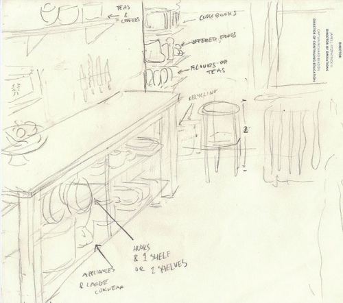 Kitchen Plans Sketch 2 by bainesmcg